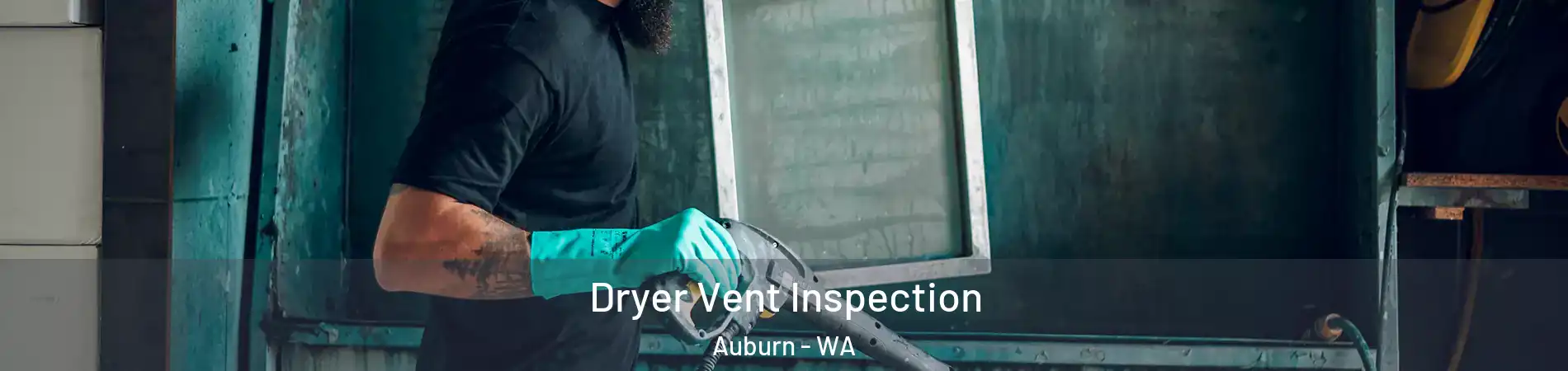  Dryer Vent Inspection Auburn - WA