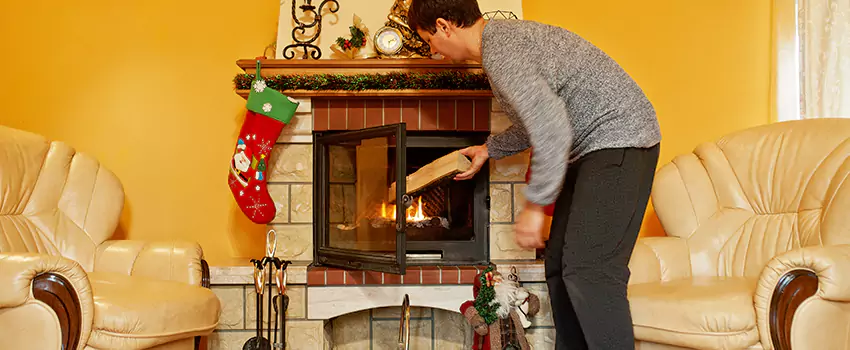 Rusted Metal Fireplace Restoration in Auburn, Washington