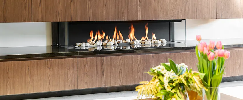 Double-height Fireplace Design Refurbishment in Auburn, Washington