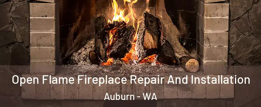  Open Flame Fireplace Repair And Installation Auburn - WA